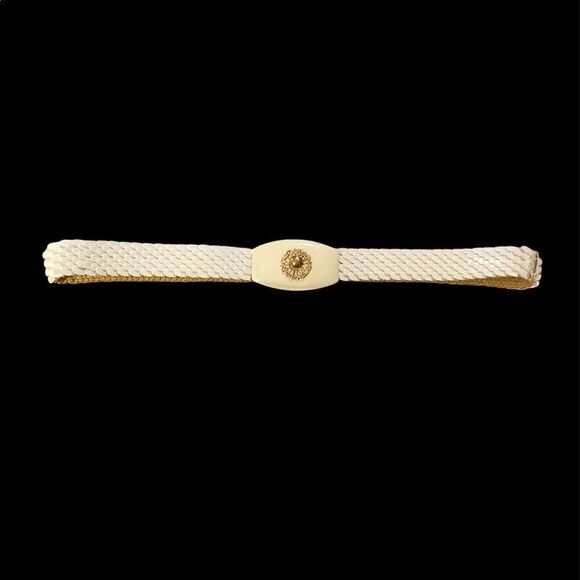Vintage Ivory Colored Expandable Scales Belt